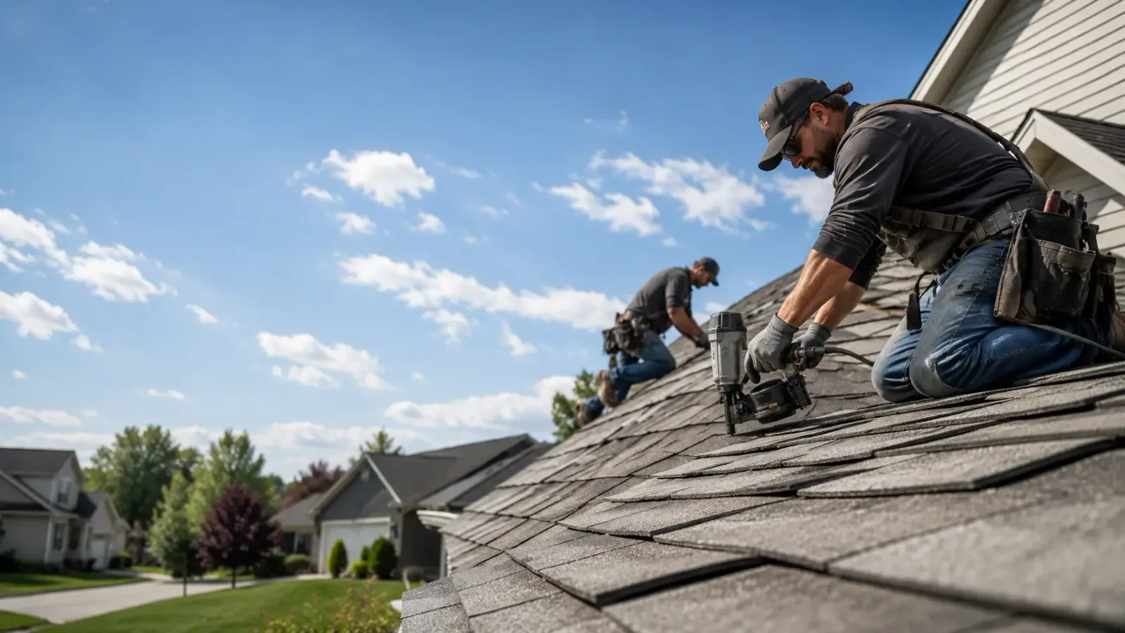 Storm Damage Roof Repair in Hoffman, MN near me